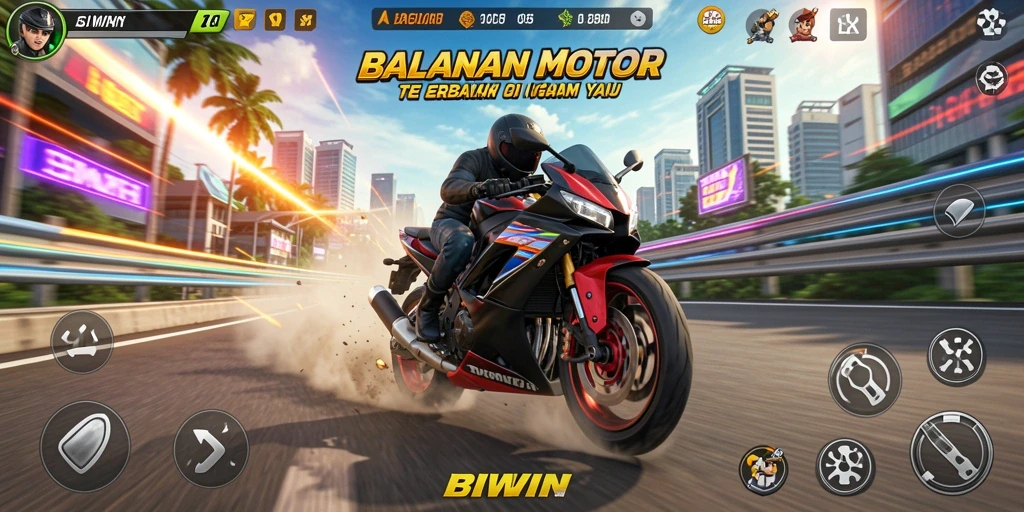 Gameplay seru dan penuh aksi di BIWIN.