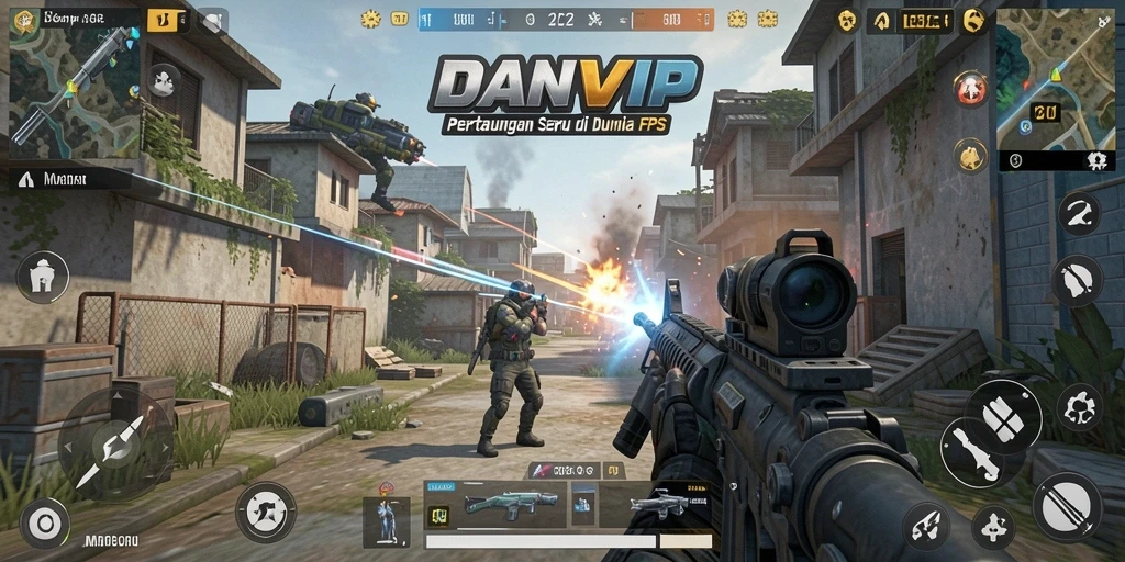 Pengalaman seru gameplay FPS di DANAVIP.