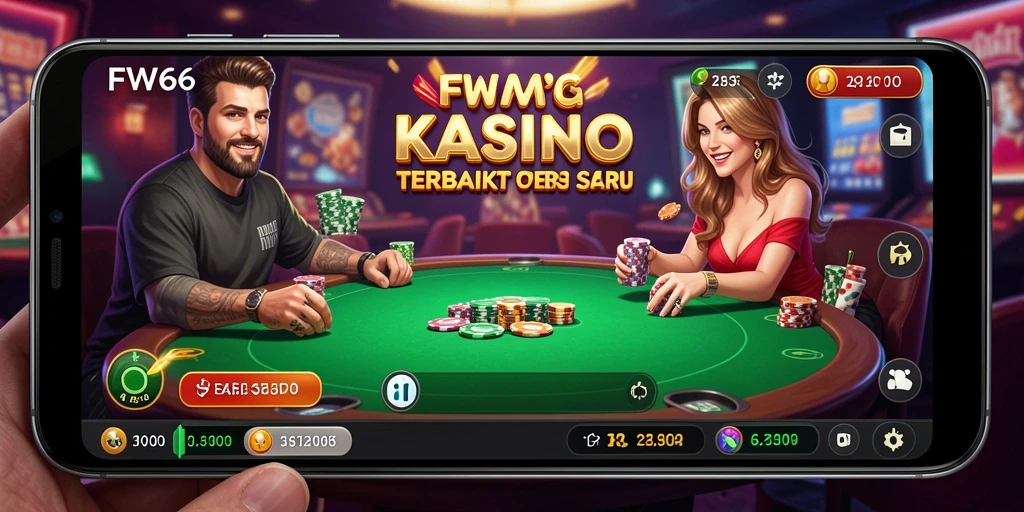 Screenshot utama FW66 menampilkan gameplay Kasino yang mendebarkan.