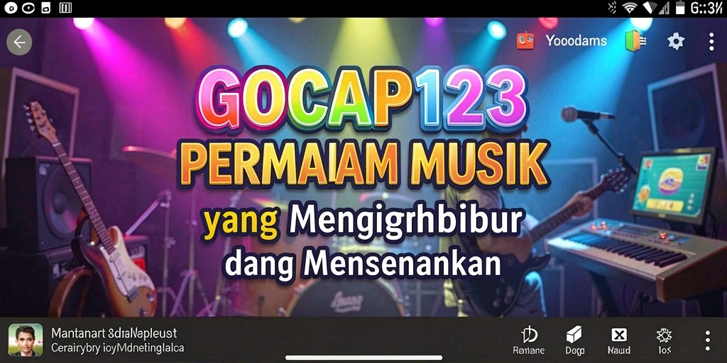 Tampilan gameplay GOCAP123 yang mengasyikkan dan penuh warna.