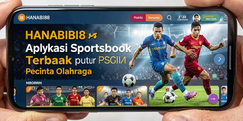 Screenshot utama HANABI88 menampilkan antarmuka taruhan olahraga yang menarik.