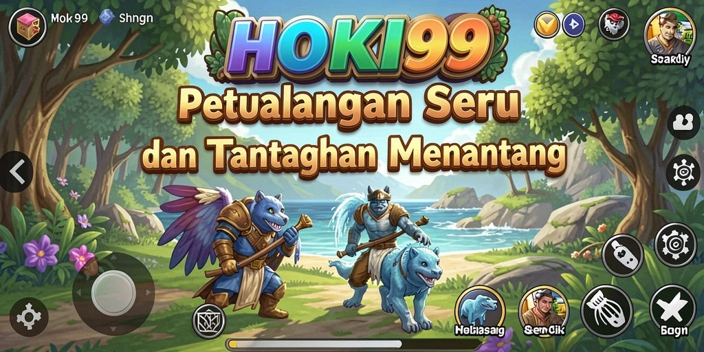 Screenshot HOKI99 menampilkan dunia petualangan yang memukau dan interaktif.