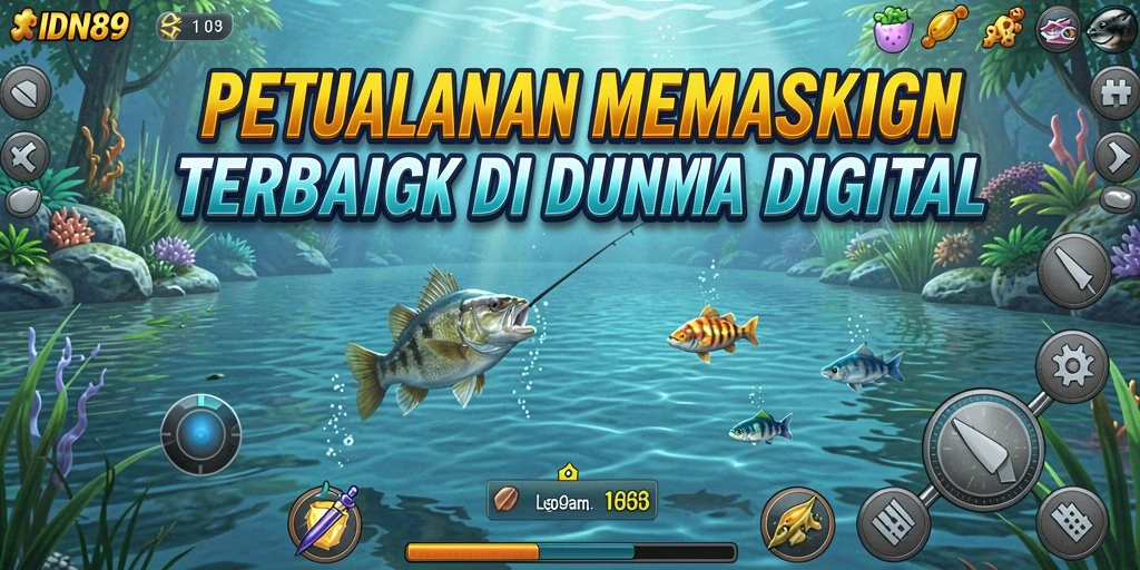 Tangkapan ikan besar dalam gameplay IDN89 yang menarik.