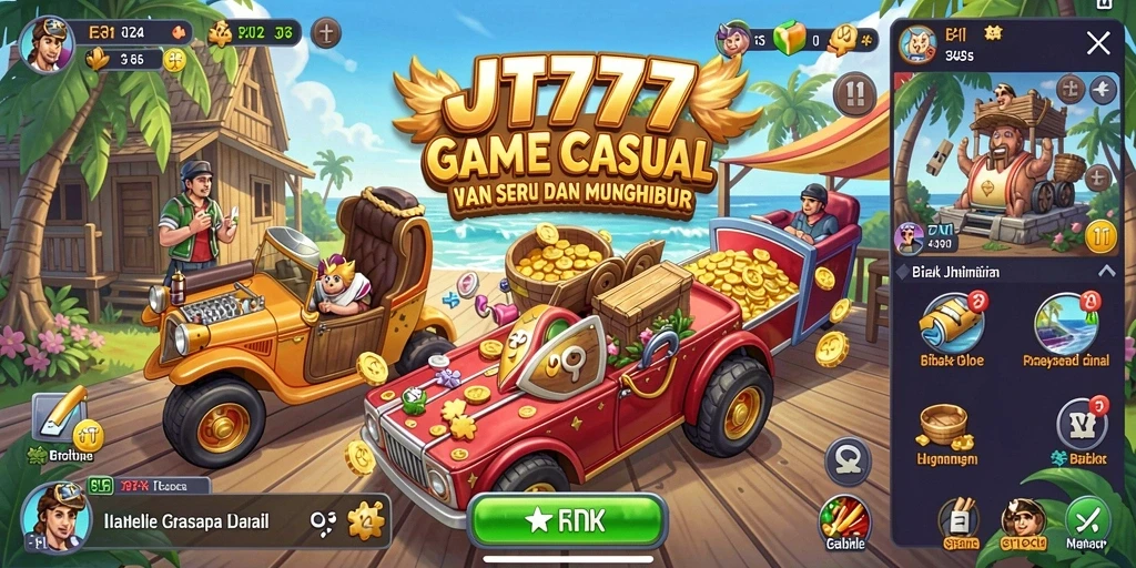 Tampilan gameplay JT777 yang menarik dan menghibur.