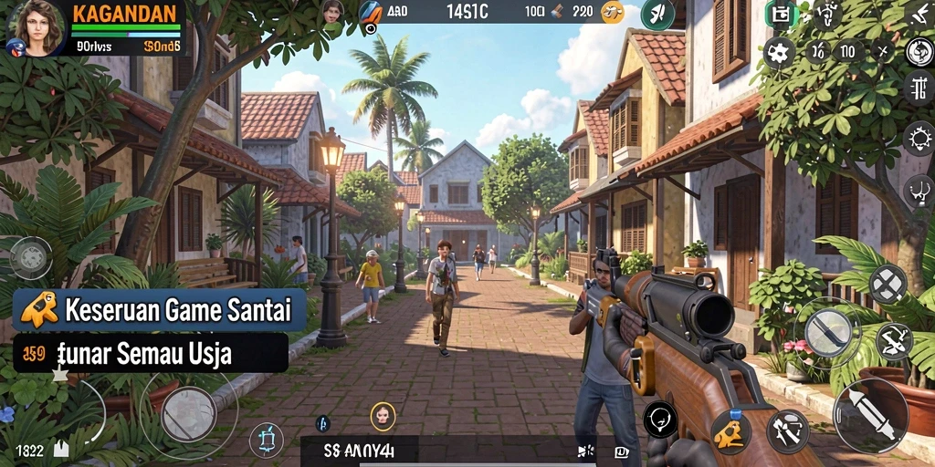 Tampilan menarik dari gameplay KAGANDAN yang mengasyikkan.