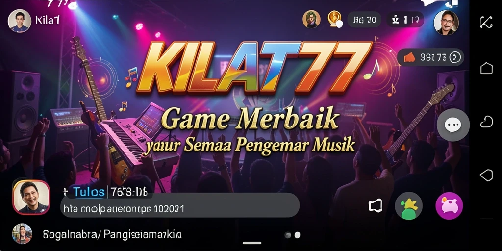 Gameplay KILAT77 yang seru dengan lagu-lagu favorit.