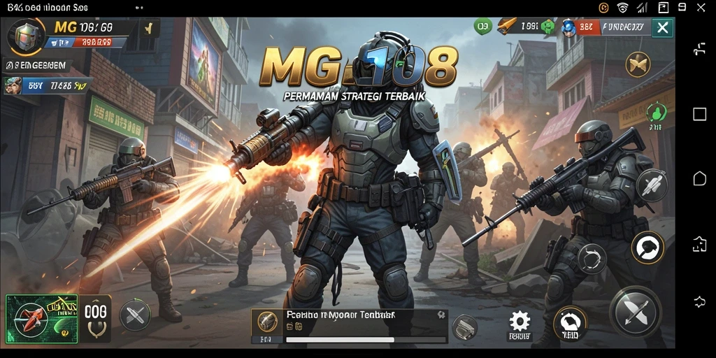Tampilan gameplay MG108 yang penuh strategi dan aksi yang menegangkan.