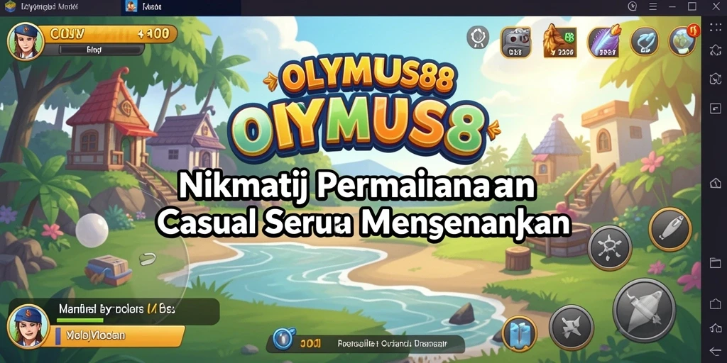 Tampilan seru dari gameplay OLYMPUS88 dengan karakter yang menarik.