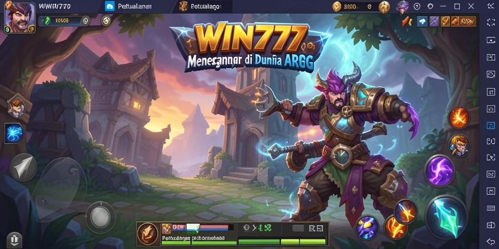 Tampilan gameplay ARPG yang memukau dan dinamis di WIN777.